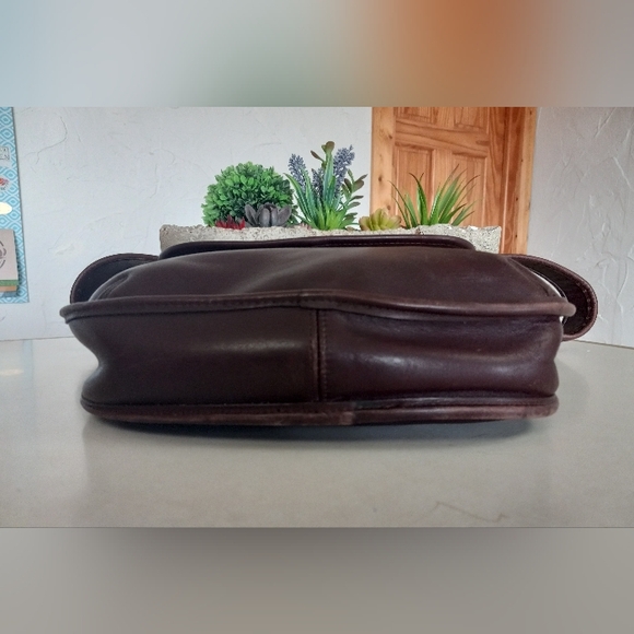 Coach Ergo Flap, No. 9034, 1998, Shoulder Bag In Mahogany Brown. - Picture 10 of 15